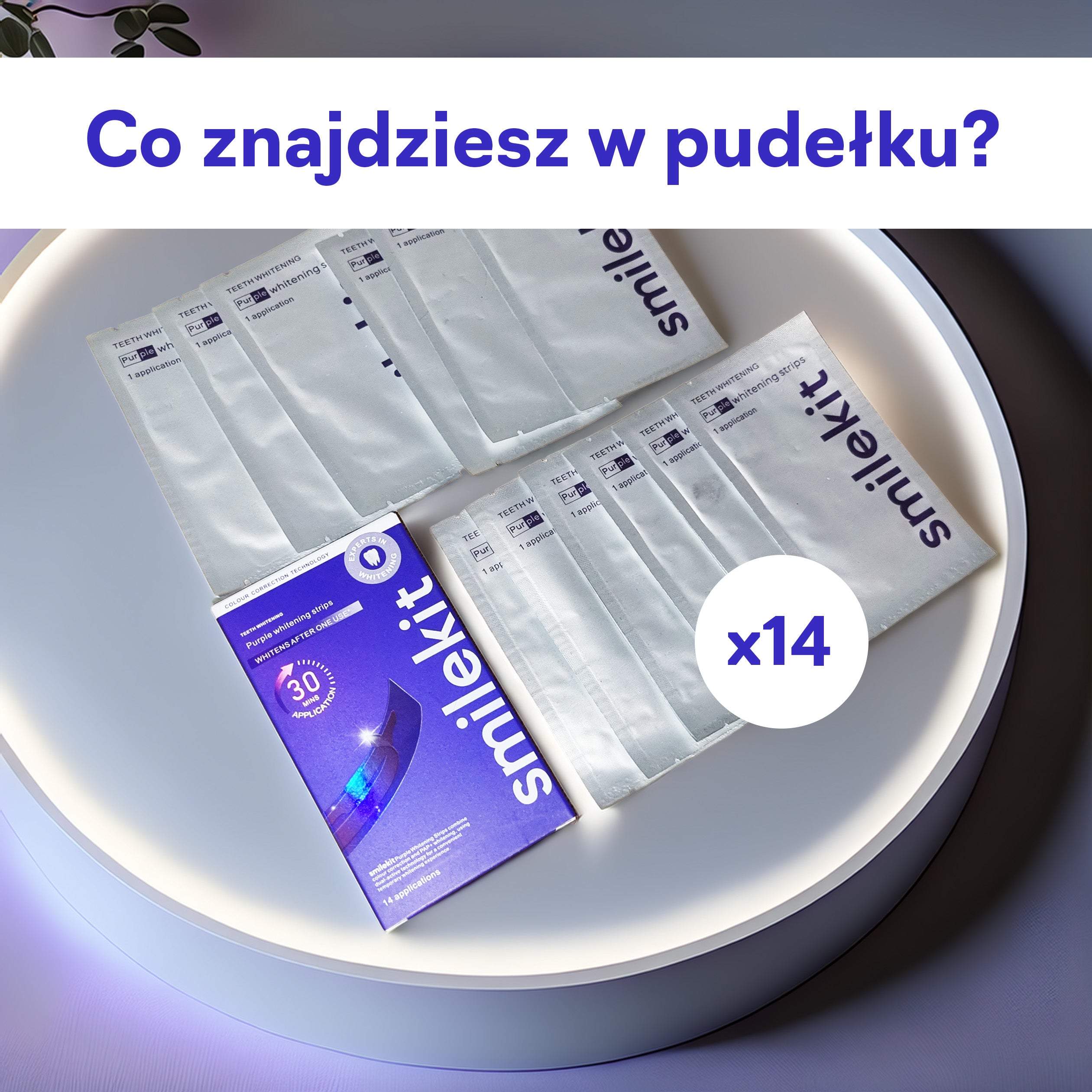 Pearlica Smilekit – paski wybielające 14 szt. / 7 par